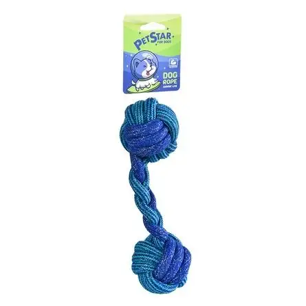 Купить petstar игрушка для собак ГАНТЕЛЬ веревочная , текстиль