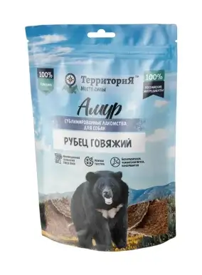 ТерриториЯ Амур лакомство сублимированное для собак Рубец говяжий