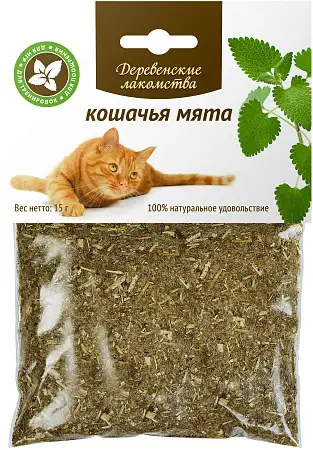 Купить Деревенские лакомства для кошек мята кошачья