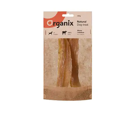 Купить organix премиум лакомство для собак Говяжья жила