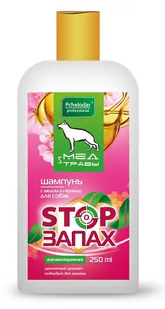 Купить pchelodar Шампунь гигиенический для собак с медом и геранью