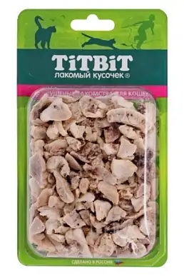 TITBIT Лакомства для кошек легкое говяжье 